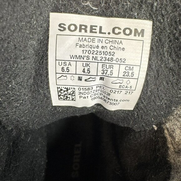 SOREL Slimpack III Quarry Boots Womens 6.5 Waterproof Leather Winter NL3810-052 - Picture 11 of 11